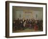 Epic Chess Match Between Pierre Saint Amant and Howard Staunton in 1843-Jean Henri Marlet-Framed Giclee Print