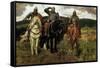 Epic Heroes-Victor Mikhailovich Vasnetsov-Framed Stretched Canvas