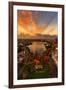 Epic Lake Merritt, Oakland in Autumn, Sky Fire and Fall Color-Vincent James-Framed Photographic Print