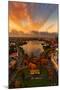 Epic Lake Merritt, Oakland in Autumn, Sky Fire and Fall Color-Vincent James-Mounted Photographic Print