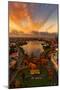 Epic Lake Merritt, Oakland in Autumn, Sky Fire and Fall Color-Vincent James-Mounted Photographic Print