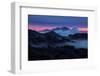 Epic Morning Fog at Sunrise East Bay Hills Mount Diablo Oakland-Vincent James-Framed Photographic Print