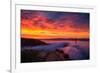 Epic Sunrise and Low Fog at Golden Bridge, San Francisco-Vincent James-Framed Photographic Print