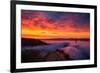 Epic Sunrise and Low Fog at Golden Bridge, San Francisco-Vincent James-Framed Photographic Print