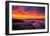 Epic Sunrise and Low Fog at Golden Bridge, San Francisco-Vincent James-Framed Photographic Print