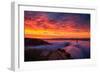 Epic Sunrise and Low Fog at Golden Bridge, San Francisco-Vincent James-Framed Photographic Print