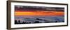 Epic Wide Candy Clouds and Fog, San Francisco Bay Area, Northern California Sunset-Vincent James-Framed Photographic Print