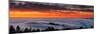 Epic Wide Candy Clouds and Fog, San Francisco Bay Area, Northern California Sunset-Vincent James-Mounted Photographic Print