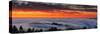 Epic Wide Candy Clouds and Fog, San Francisco Bay Area, Northern California Sunset-Vincent James-Stretched Canvas