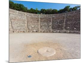 Epidaurus, Argolis, Peloponnese, Greece. The 14th century BC, 4,000 seat theatre, designed by Po...-null-Mounted Photographic Print