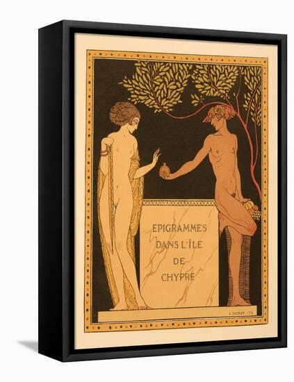 Epigrammes Dans L'ile De Chypre, Illustration from Les Chansons De Bilitis, by Pierre Louys, Pub. 1-Georges Barbier-Framed Stretched Canvas