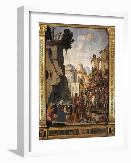 Epiphany, 1511-1512-Marcello Fogolino-Framed Giclee Print
