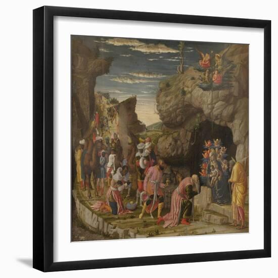 Epiphany (Trittico Degli Uffizi (Uffizi Tryptic), Central Panel), Ca 1463-1464-Andrea Mantegna-Framed Giclee Print
