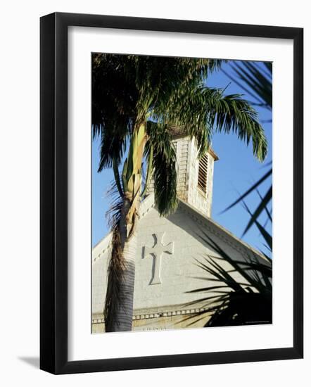 Episcopal (Anglican) Church, Dating from 1855, Gustavia, St. Barthelemy-Ken Gillham-Framed Photographic Print