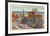 Episcopal Cathedral, Buffalo-null-Framed Art Print