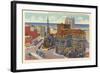 Episcopal Cathedral, Buffalo-null-Framed Art Print