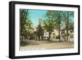 Episcopal Church, Guilford, Connecticut-null-Framed Art Print