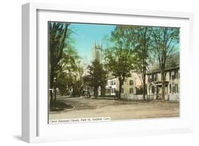 Episcopal Church, Guilford, Connecticut-null-Framed Art Print