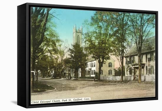 Episcopal Church, Guilford, Connecticut-null-Framed Stretched Canvas