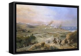 Episode de l'expédition d'Espagne-Jean Charles Joseph Remond-Framed Stretched Canvas