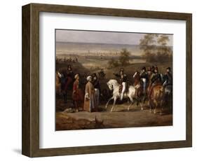 Episode de l'expédition de Morée en 1828- Prise de Coron par le général de-Hippolyte Lecomte-Framed Giclee Print