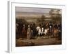Episode de l'expédition de Morée en 1828- Prise de Coron par le général de-Hippolyte Lecomte-Framed Giclee Print