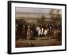 Episode de l'expédition de Morée en 1828- Prise de Coron par le général de-Hippolyte Lecomte-Framed Giclee Print