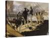 Episode de l'expédition du Mexique en 1838,-Horace Vernet-Stretched Canvas