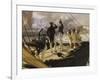 Episode de l'expédition du Mexique en 1838,-Horace Vernet-Framed Giclee Print