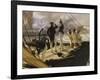 Episode de l'expédition du Mexique en 1838,-Horace Vernet-Framed Giclee Print