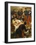 Episode de la bataille d'Inkermann pendant la guerre de Crimée en 1854-Jules Alfred Vincent Rigo-Framed Giclee Print