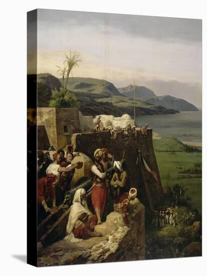 Episode de la conquête de l'Algérie en 1832- Prise de Bône, 21 mars 1832-Horace Vernet-Stretched Canvas