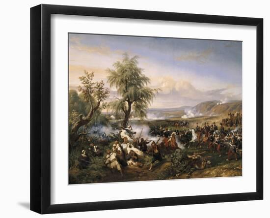 Episode de la conquête de l'Algérie en 1835-Horace Vernet-Framed Giclee Print
