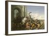 Episode des invasions Normandes en 886 - Mort de Robert le Fort, comte d'Anjou et de Paris, tué-Henri Lehmann-Framed Giclee Print