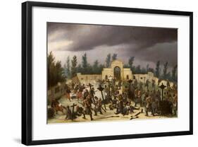 Episode from Battle of Solferino, June 24, 1859, Second War of Independence, Italy-null-Framed Giclee Print