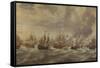 Episode from the Four Days' Naval Battle of June 1666-Willem Van De, The Younger Velde-Framed Stretched Canvas