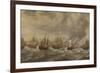 Episode from the Four Days' Naval Battle of June 1666-Willem Van De, The Younger Velde-Framed Giclee Print