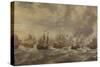 Episode from the Four Days' Naval Battle of June 1666-Willem Van De, The Younger Velde-Stretched Canvas