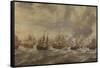 Episode from the Four Days' Naval Battle of June 1666-Willem Van De, The Younger Velde-Framed Stretched Canvas