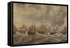 Episode from the Four Days' Naval Battle of June 1666-Willem Van De, The Younger Velde-Framed Stretched Canvas