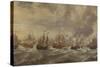 Episode from the Four Days' Naval Battle of June 1666-Willem Van De, The Younger Velde-Stretched Canvas