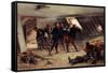 Episode from the Franco-Prussian War, 1875-Alphonse Marie de Neuville-Framed Stretched Canvas