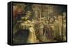 Episode from the Old Testament-Guariento Di Arpo-Framed Stretched Canvas