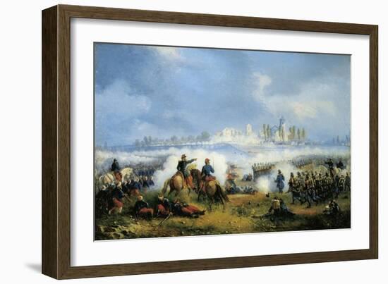 Episode in Battle of Marengo-Carlo Bossoli-Framed Giclee Print