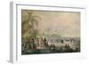 Episode in Captain Cooks Voyages, late 18th century-John Webber-Framed Giclee Print