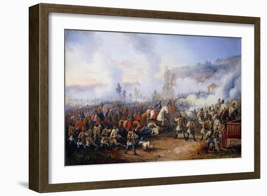 Episode in Risorgimento-Carlo Bossoli-Framed Giclee Print