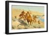 Episode of the Buffalo Gun (The Visitation of the Buffalo Gun: a Buffalo Episode) 1909-Frederic Remington-Framed Giclee Print