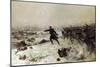Episode of the War of 1870, Battle of Chenebier, 16th January 1871, 1882-Alphonse Marie de Neuville-Mounted Giclee Print