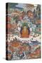 Episodes de la vie de Buddha Câkyamuni-null-Stretched Canvas