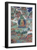 Episodes de la vie de Buddha Câkyamuni-null-Framed Giclee Print